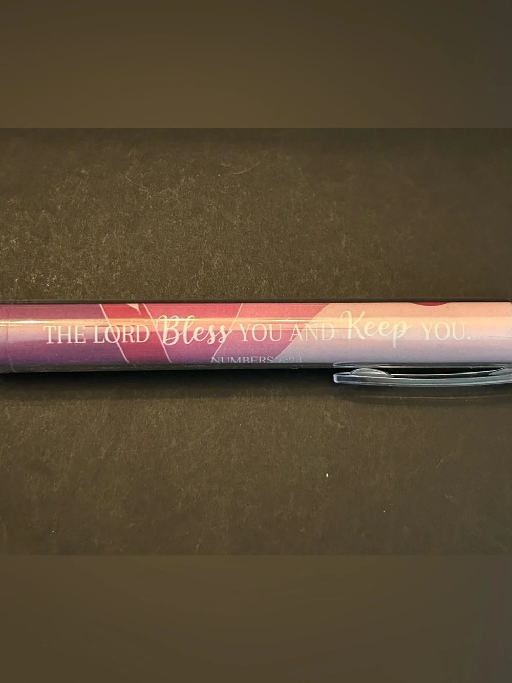 Inspirational Scripture Ballpoint Pens - Pastel Gradient Set of 9 Med Pt Black